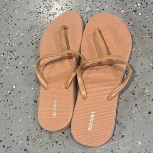 The Sandals are brand new there old navy the size are 11